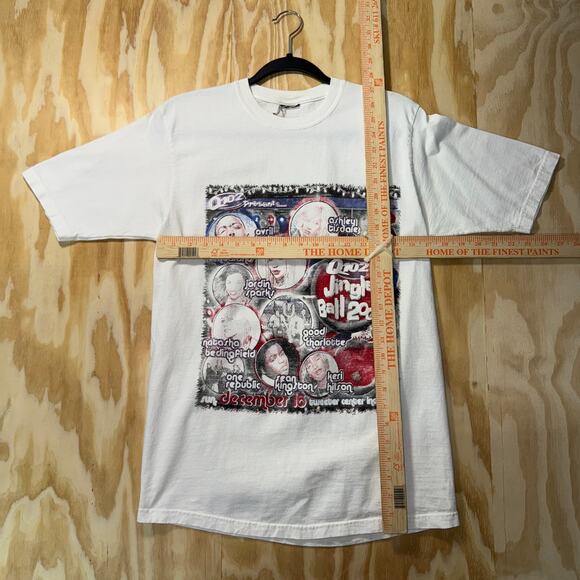 Vintage Y2K Q102 jingle ball 00s timbaland avril lavigne tee - Picture 4 of 4